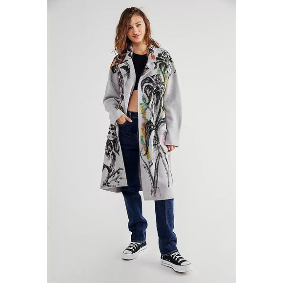 Free People Sweaters - NEW Free People Pascal Trench Coat Size M/L